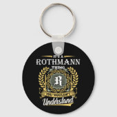 Porte-clés C'est une chose Rothmann que vous ne comprendriez (Verso)