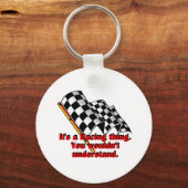 Porte-clés C'est une course (Recto)