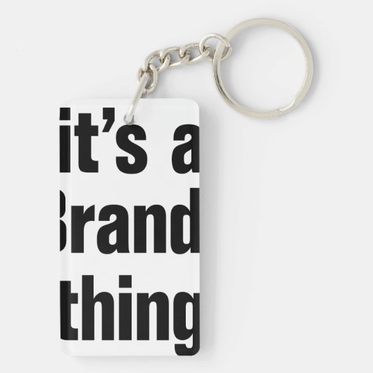 Porte-clés c'est une marque (Dos)