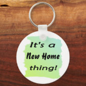 Porte-clés C'est une nouvelle maison ! (Recto)