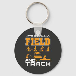 Porte-clés C'est Vraiment Field et Track Thrower Jumper T-Shi