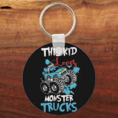 Porte-clés Cet Enfant Aime Les Camions Monster Tee (Recto)