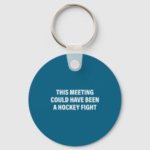 Porte-clés Cette controverse de combat de hockey de réunion
