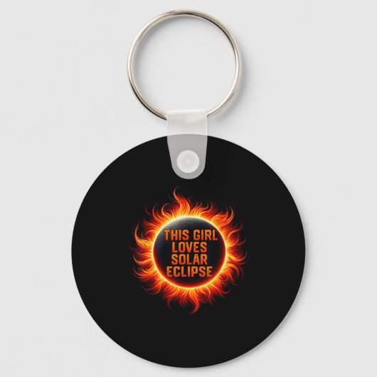 Porte-clés Cette drôle d'éclipse totale de soleil (Recto)