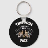 Porte-clés Cette maman adore son Porte - clé Pack (Recto)