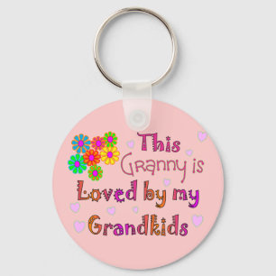 Porte-clés Cette mamie est aimée par mon Grandkis