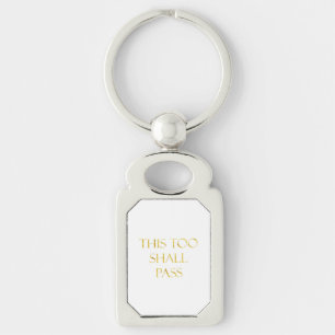 Porte-clés Cette Parties scintillant de prix Gold Faux doit