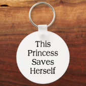 Porte-clés Cette princesse sauve (Recto)