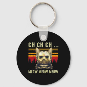Porte-clés Ch Ch Ch Ch Meow Meow Effrayant Costume Vendredi H