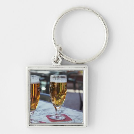 Porte-clés Chablis; deux bières cool à 42 degrés chauds été (Devant)