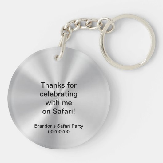 Porte-clés Chacma Baboon (Dos)