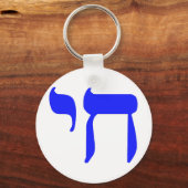 Porte-clés CHAI bleu (Recto)