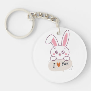 Porte-clés Chaîne acrylique