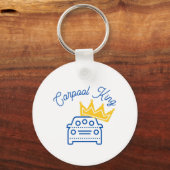Porte-clés Chaîne clé Carpool King (Recto)