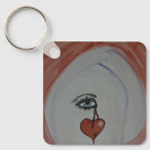 Porte-clés Chaîne-clé du coeur brisé (Recto)