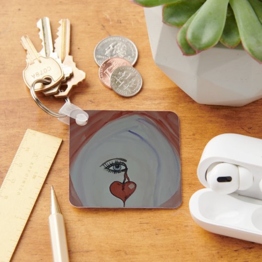 Porte-clés Chaîne-clé du coeur brisé (Bureau)