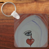 Porte-clés Chaîne-clé du coeur brisé (Recto)