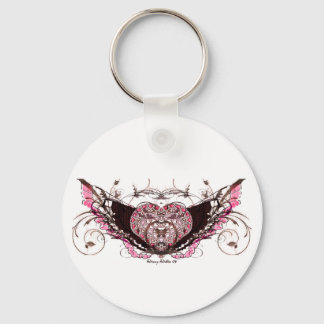 Porte-clés Chaîne clé Flying Heart