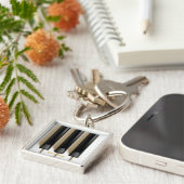 Porte-clés Chaîne de "clé" de clavier de piano (Côté)