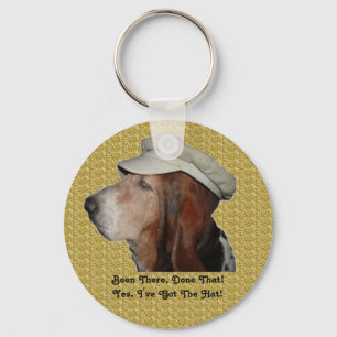 Porte-clés Chaîne de clés Basset Hound J'y suis allé, j'ai fa
