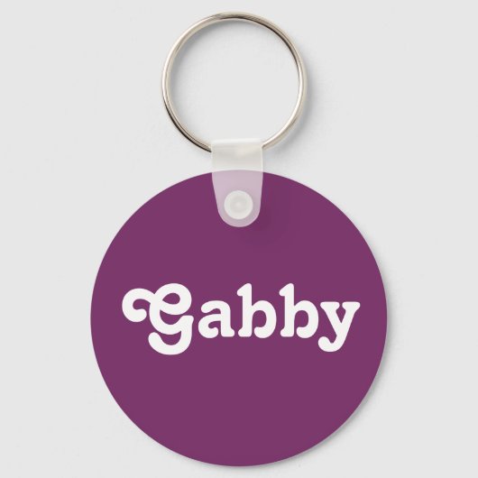 Porte-clés Chaîne de clés Gabby (Recto)