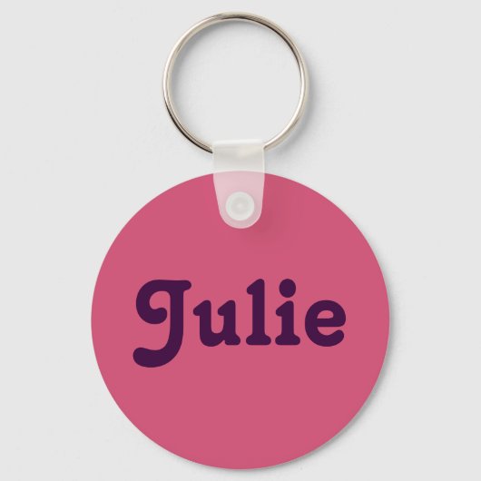Porte-clés Chaîne de clés Julie (Recto)