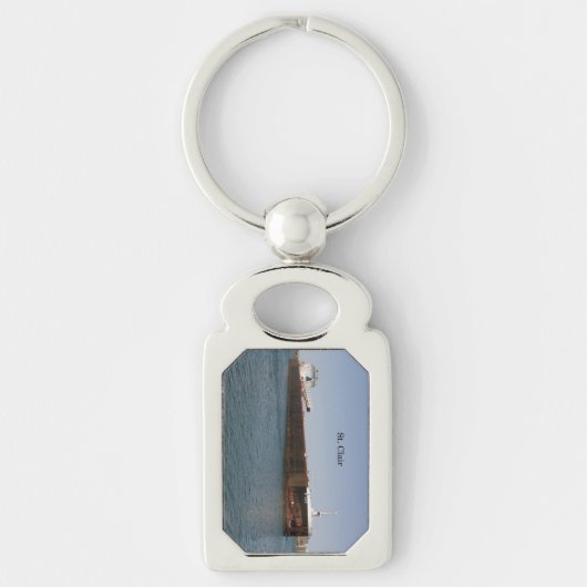 Porte-clés Chaîne de clés métallique St. Clair (Devant)
