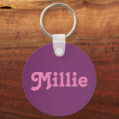 Porte-clés Chaîne de clés Millie (Recto)
