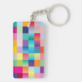 Porte-clés Chaîne de clés : MULTICOLORE (Dos)