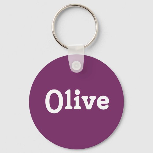 Porte-clés Chaîne de clés Olive (Recto)