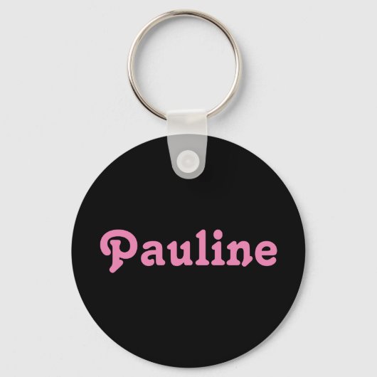 Porte-clés Chaîne de clés Pauline (Recto)