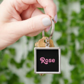 Porte-clés Chaîne de clés Rose (main)