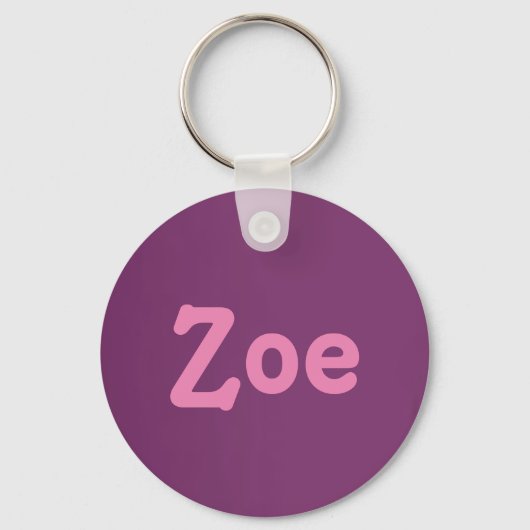 Porte-clés Chaîne de clés Zoe (Recto)