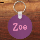 Porte-clés Chaîne de clés Zoe (Recto)