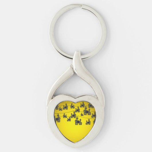 Porte-clés Chaîne de maison hantée (Devant)