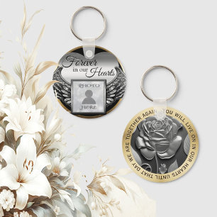 Porte-clés Chaîne de touches personnalisées Memorial Heart