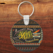 Porte-clés Chaîne Étiquette de haricot Vegetable Pays (Recto)