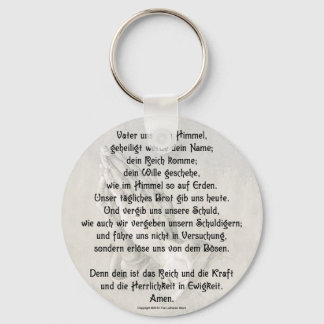 Porte-clés Chaînette à bouton de base "Notre Père" (allemand)