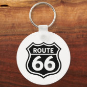Porte-clés Chaînette Route 66 (Verso)