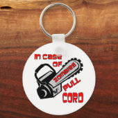 Porte-clés Chainsaw In Case of Zombie Pull Cord (Recto)