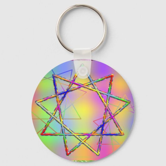 Porte-clés Chakra nonogramme (Recto)