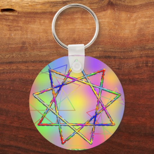 Porte-clés Chakra nonogramme (Recto)