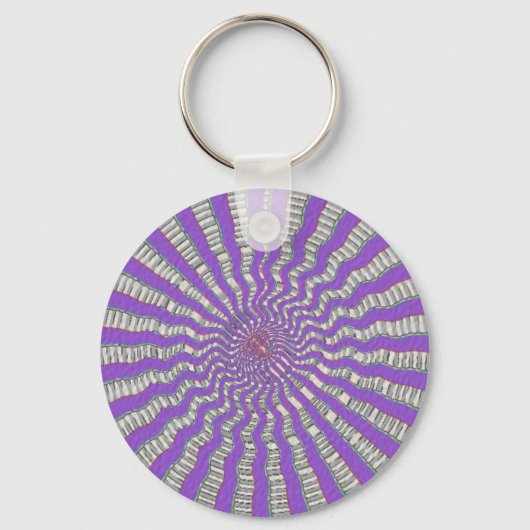 Porte-clés Chakra pourpre - Cool brise pourpre (Recto)