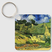 Porte-clés Chalets à chaume, Cordeville par Vincent van Gogh (Recto)