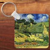 Porte-clés Chalets à chaume, Cordeville par Vincent van Gogh (Recto)
