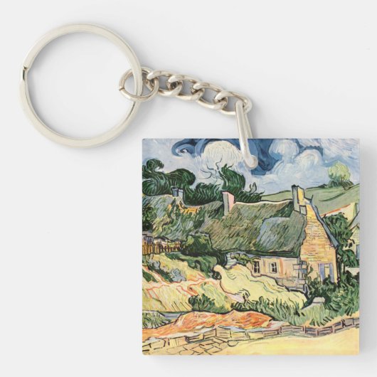 Porte-clés Chalets à Cordevill Vincent van Gogh (Devant)