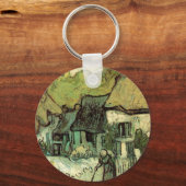 Porte-clés Chalets à Jorgus par Vincent van Gogh (Recto)