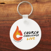 Porte-clés CHALLENGE ÉGLISE LIVE Orange Flame (Recto)