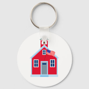 Porte-clés Chambre rouge d'école