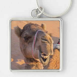 Porte-clés Chameau avec une expression faciale drôle - Oman